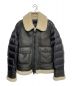 MONCLER（モンクレール）の古着「ムートンダウンジャケット」｜ブラック