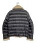 MONCLER (モンクレール) ムートンダウンジャケット ブラック サイズ:1：198000円