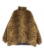 BALENCIAGAバレンシアガ）の古着「Leo Fake Fur Zip Up Jacket」｜ブラウン