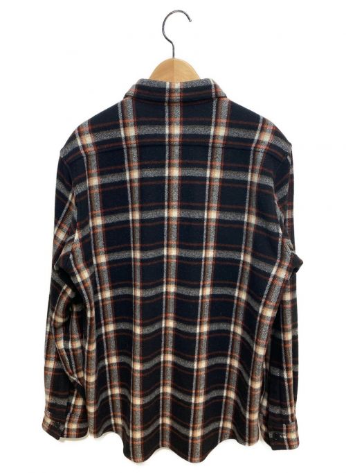 CELINE（セリーヌ）CELINE (セリーヌ) 21AW チェック ルーズシャツ / ウールツイル ブラック サイズ:40の古着・服飾アイテム