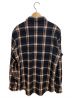 CELINE (セリーヌ) 21AW チェック ルーズシャツ / ウールツイル ブラック サイズ:40：34800円