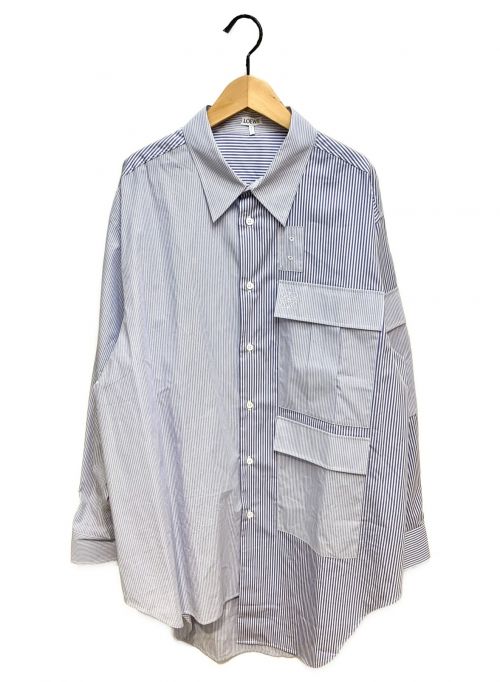 LOEWE（ロエベ）LOEWE (ロエベ) マルチポケットストライプシャツ サイズ:Lの古着・服飾アイテム