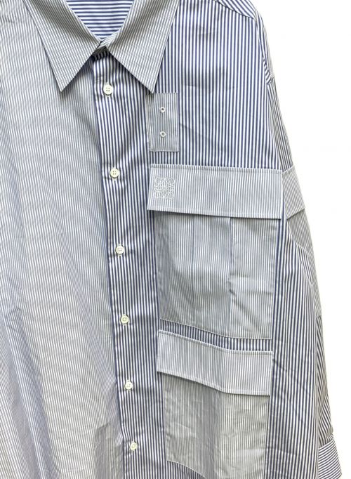 LOEWE（ロエベ）LOEWE (ロエベ) マルチポケットストライプシャツ サイズ:Lの古着・服飾アイテム