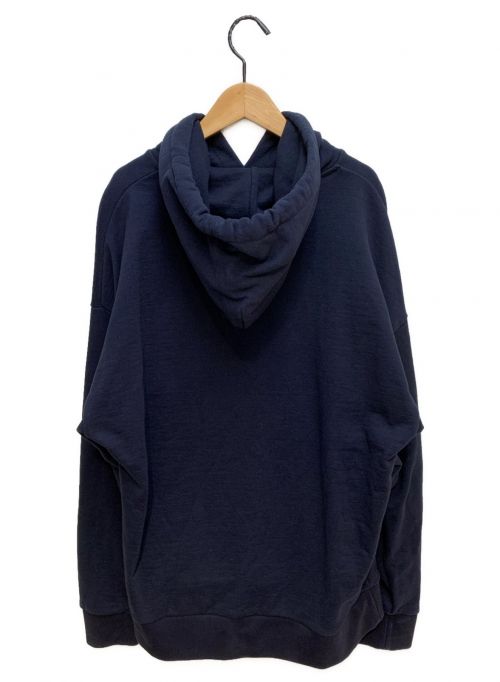 LOEWE（ロエベ）LOEWE (ロエベ) アナグラム刺繍プルオーバーパーカー ネイビー サイズ:Lの古着・服飾アイテム