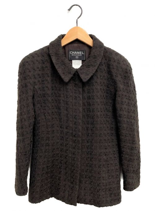 CHANEL（シャネル）CHANEL (シャネル) セットアップスーツ ブラウン サイズ:38の古着・服飾アイテム