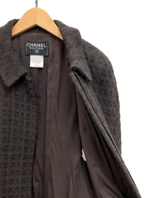 CHANEL（シャネル）CHANEL (シャネル) セットアップスーツ ブラウン サイズ:38の古着・服飾アイテム
