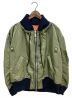 sacai（サカイ）の古着「MA-1×Melton Jacket」｜オリーブ