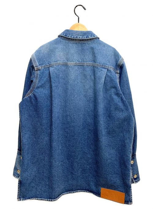 LOEWE（ロエベ）LOEWE (ロエベ) パッチポケットデニムジャケット ブルー サイズ:48の古着・服飾アイテム