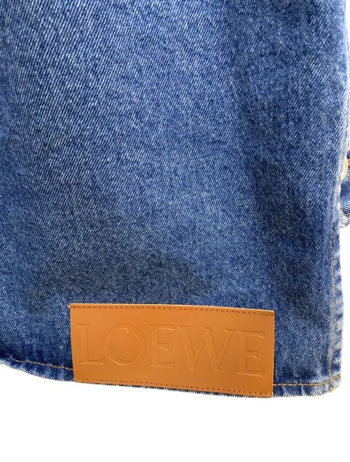 LOEWE（ロエベ）LOEWE (ロエベ) パッチポケットデニムジャケット ブルー サイズ:48の古着・服飾アイテム