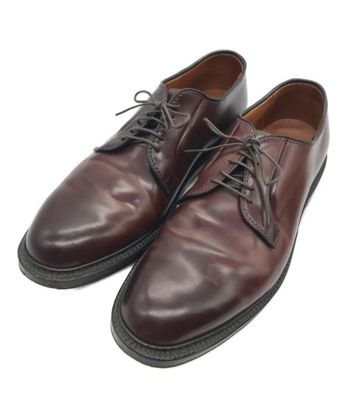 Alden（オールデン）Alden (オールデン) コードバンプレーントゥシューズ ブラウン サイズ:10 Dの古着・服飾アイテム