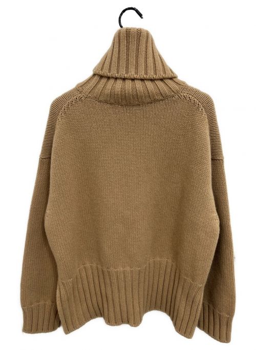 PRADA（プラダ）PRADA (プラダ) カシミヤタートルネックワイドニット キャメル サイズ:40の古着・服飾アイテム