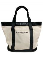 BALENCIAGAバレンシアガ）の古着「ロゴトートバッグ」｜アイボリー×ブラック
