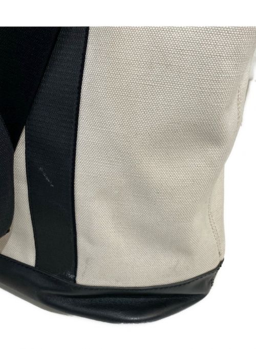 BALENCIAGA（バレンシアガ）BALENCIAGA (バレンシアガ) ロゴトートバッグ アイボリー×ブラック サイズ:-の古着・服飾アイテム
