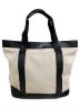 BALENCIAGA (バレンシアガ) ロゴトートバッグ アイボリー×ブラック サイズ:-：32800円