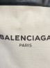 中古・古着 BALENCIAGA (バレンシアガ) ロゴトートバッグ アイボリー×ブラック サイズ:-：32800円
