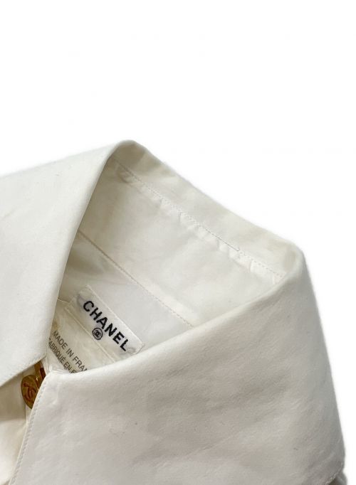 CHANEL（シャネル）CHANEL (シャネル) ヴィンテージシャツ ホワイト サイズ:36の古着・服飾アイテム