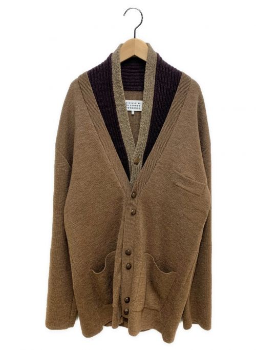 Maison Margiela（メゾンマルジェラ）Maison Margiela (メゾンマルジェラ) フューズド ボタンアップ カーディガン ブラウン サイズ:Lの古着・服飾アイテム