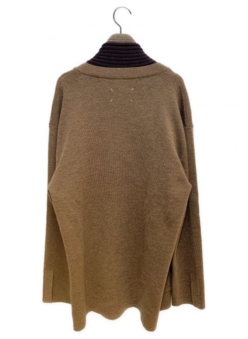 Maison Margiela（メゾンマルジェラ）Maison Margiela (メゾンマルジェラ) フューズド ボタンアップ カーディガン ブラウン サイズ:Lの古着・服飾アイテム
