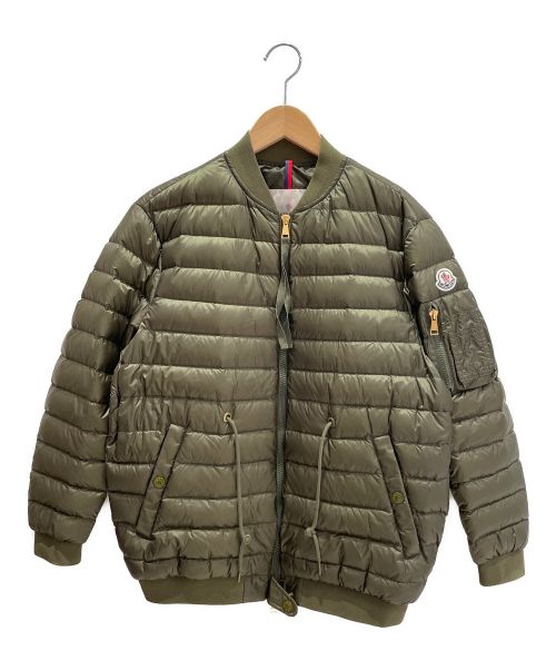 MONCLER（モンクレール）MONCLER (モンクレール) ダウンジャケット オリーブ サイズ:1の古着・服飾アイテム