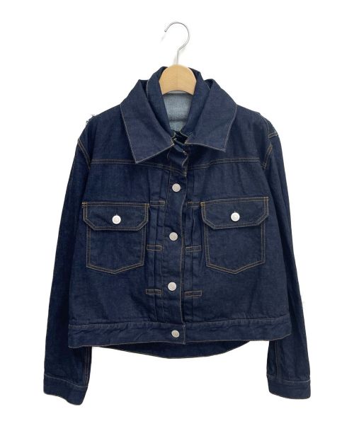 sacai（サカイ）sacai (サカイ) 20SS ダブルレイヤードデニムジャケット サイズ:1の古着・服飾アイテム