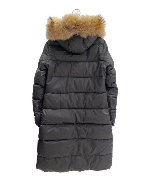 MONCLER（モンクレール）MONCLER (モンクレール) MELINA ファー付ダウンコート ブラック サイズ:00の古着・服飾アイテム
