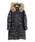 MONCLER（モンクレール）の古着「MELINA ファー付ダウンコート」｜ブラック