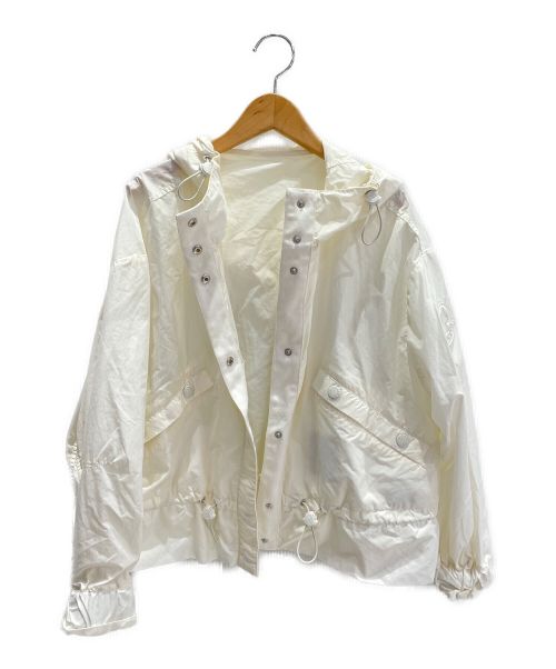 MONCLER（モンクレール）MONCLER (モンクレール) Albireo hooded jacket オフホワイト サイズ:00の古着・服飾アイテム