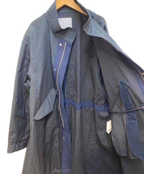 sacai（サカイ）sacai (サカイ) コットンモッズコート ネイビー サイズ:3の古着・服飾アイテム