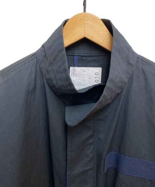 sacai（サカイ）sacai (サカイ) コットンモッズコート ネイビー サイズ:3の古着・服飾アイテム