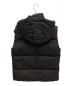 GUCCI (グッチ) ロゴパッチダウンベスト ブラック サイズ:44：34800円