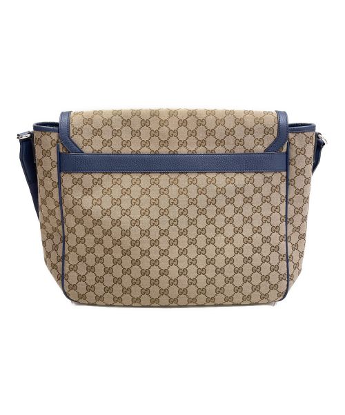 GUCCI（グッチ）GUCCI (グッチ) マザーズバッグ ベージュ×ブルー サイズ:-の古着・服飾アイテム