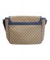 GUCCI (グッチ) マザーズバッグ ベージュ×ブルー サイズ:-：54800円