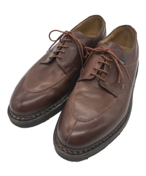 PARABOOT（パラブーツ）PARABOOT (パラブーツ) Vチップシューズ ブラウン サイズ:7の古着・服飾アイテム