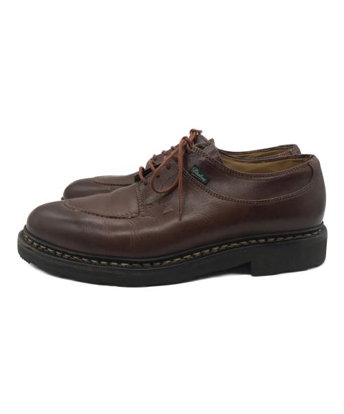 PARABOOT（パラブーツ）PARABOOT (パラブーツ) Vチップシューズ ブラウン サイズ:7の古着・服飾アイテム