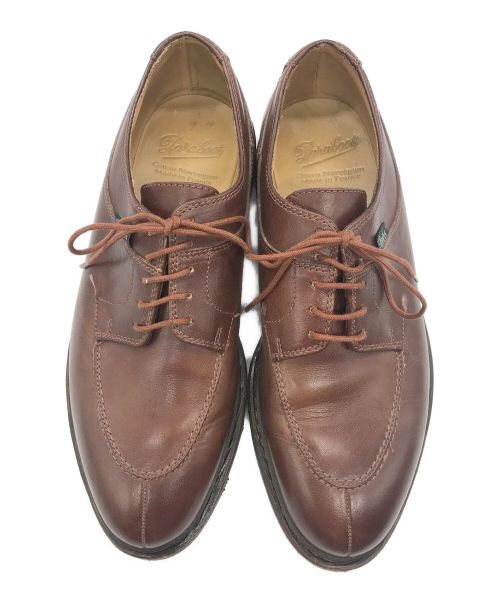 PARABOOT（パラブーツ）PARABOOT (パラブーツ) Vチップシューズ ブラウン サイズ:7の古着・服飾アイテム