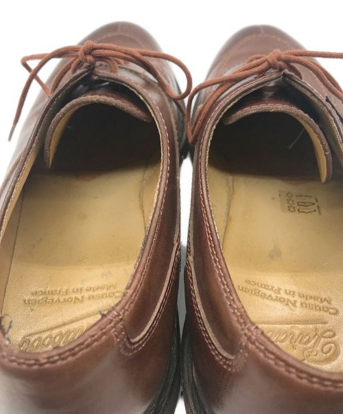 PARABOOT（パラブーツ）PARABOOT (パラブーツ) Vチップシューズ ブラウン サイズ:7の古着・服飾アイテム