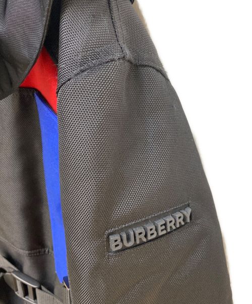 BURBERRY（バーバリー）BURBERRY (バーバリー) カラーブロックパデッドジャケット ブラック サイズ:Mの古着・服飾アイテム