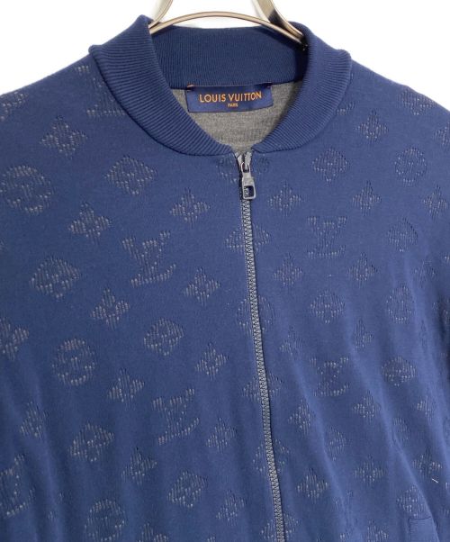 LOUIS VUITTON（ルイ ヴィトン）LOUIS VUITTON (ルイ ヴィトン) ドロップニードルモノグラムボンバー ネイビー サイズ:Mの古着・服飾アイテム