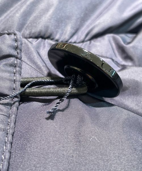 MONCLER（モンクレール）MONCLER (モンクレール) GENEVRIERファー付ダウンコート ネイビーの古着・服飾アイテム