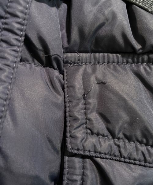 MONCLER（モンクレール）MONCLER (モンクレール) GENEVRIERファー付ダウンコート ネイビーの古着・服飾アイテム