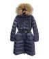 MONCLER（モンクレール）の古着「GENEVRIERファー付ダウンコート」｜ネイビー