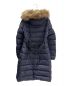 MONCLER (モンクレール) GENEVRIERファー付ダウンコート ネイビー：53800円