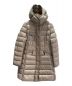 MONCLER（モンクレール）の古着「HERMINEダウンコート」｜ベージュ