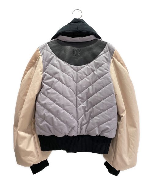 LOEWE（ロエベ）LOEWE (ロエベ) サーキュラースリーブ ボンバー ジャケット グレー サイズ:38の古着・服飾アイテム