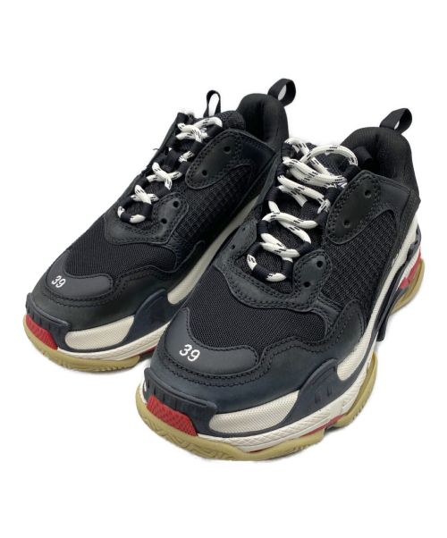 BALENCIAGA（バレンシアガ）BALENCIAGA (バレンシアガ) TRIPLE S Trainers ブラック サイズ:39（US6）の古着・服飾アイテム