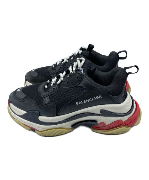 BALENCIAGA（バレンシアガ）BALENCIAGA (バレンシアガ) TRIPLE S Trainers ブラック サイズ:39（US6）の古着・服飾アイテム