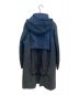 sacai (サカイ) レイヤードトレンチコート グリーン×ネイビー サイズ:2：64800円