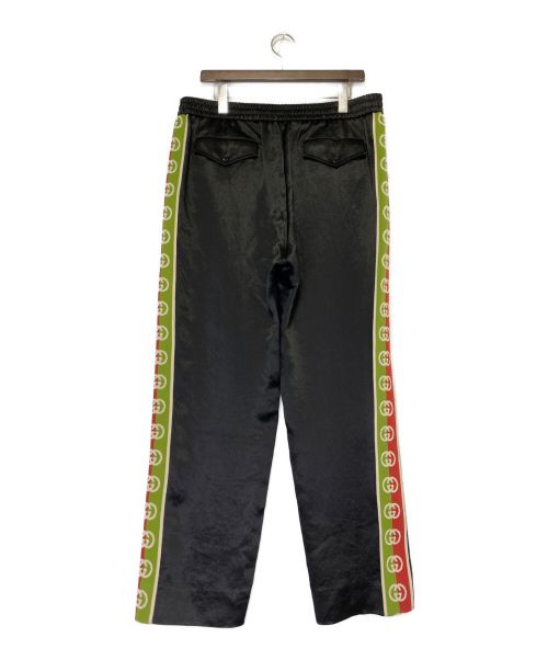 GUCCI（グッチ）GUCCI (グッチ) シェリーラインジャージーパンツ ブラック サイズ:52の古着・服飾アイテム