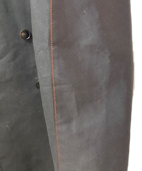 JIL SANDER（ジルサンダー）JIL SANDER (ジルサンダー) ハーフライトニングコットントレンチコート ブラック サイズ:48の古着・服飾アイテム