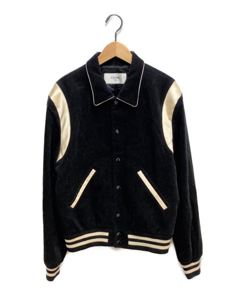 CELINE（セリーヌ）CELINE (セリーヌ) ESSENTIAL TEDDY JACKET  ブラック サイズ:48の古着・服飾アイテム